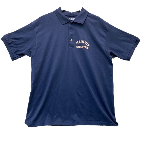 University of Illinois Fighting Illini Athletics Polo Shirt Mens Large - Picture 8 of 8